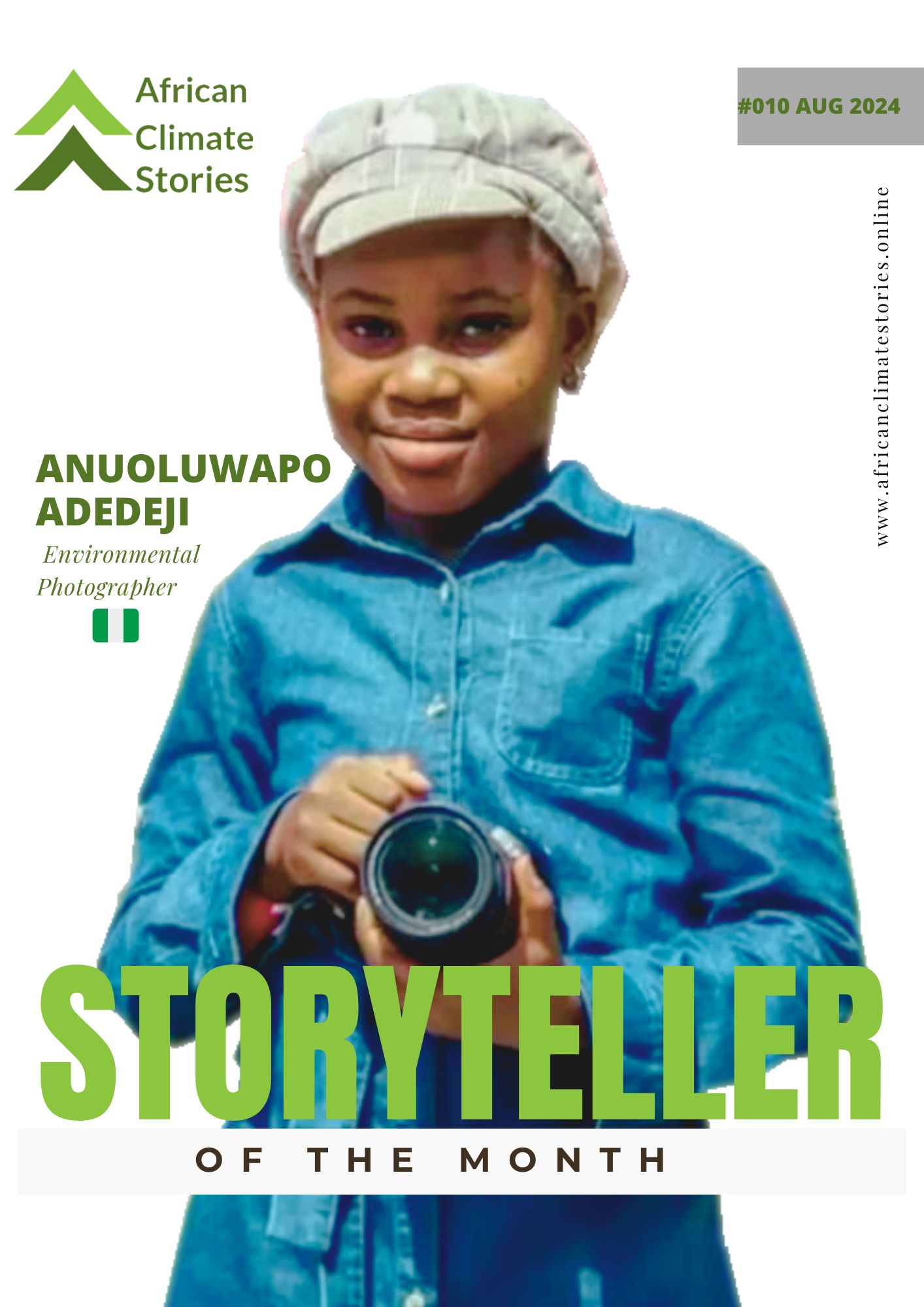 Meet Adedeji Anuoluwapo. An environmentalist and a photographer based in Lagos Nigeria