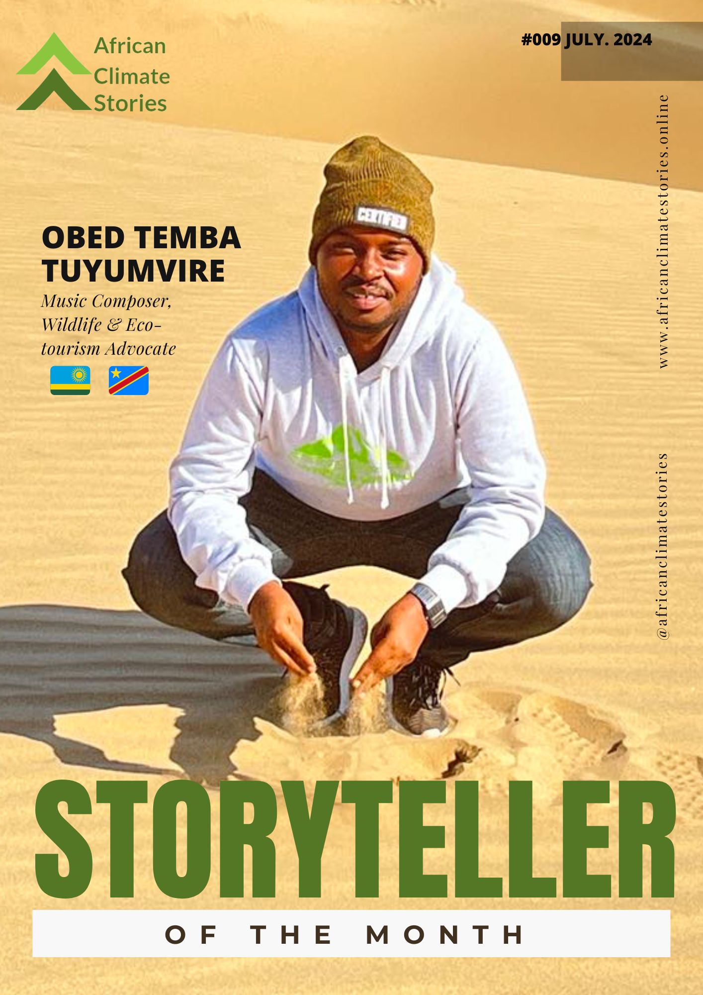 Obed Temba Tuyumvire, African Climate Storyteller of the month